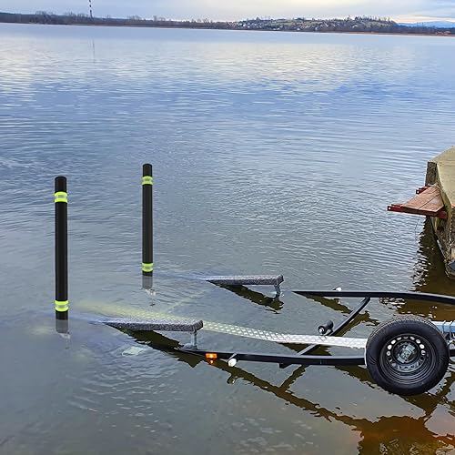 Miniatura 4 de Almohadilla y cubierta para poste de guía de remolque de barco (juego de dos) tela Oxford 600D resistente cubierta de postes de guía de barco (solo