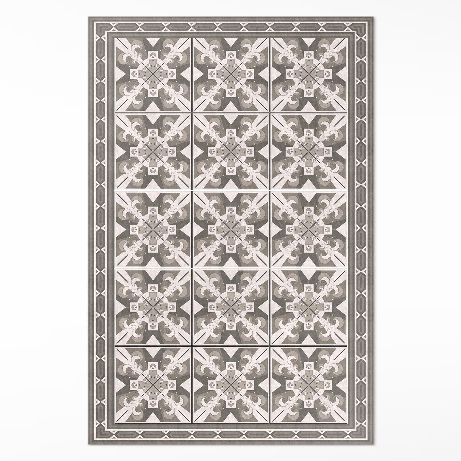 Tapis en vinyle rectangle 80x120 cm tapis de cuisine pvc