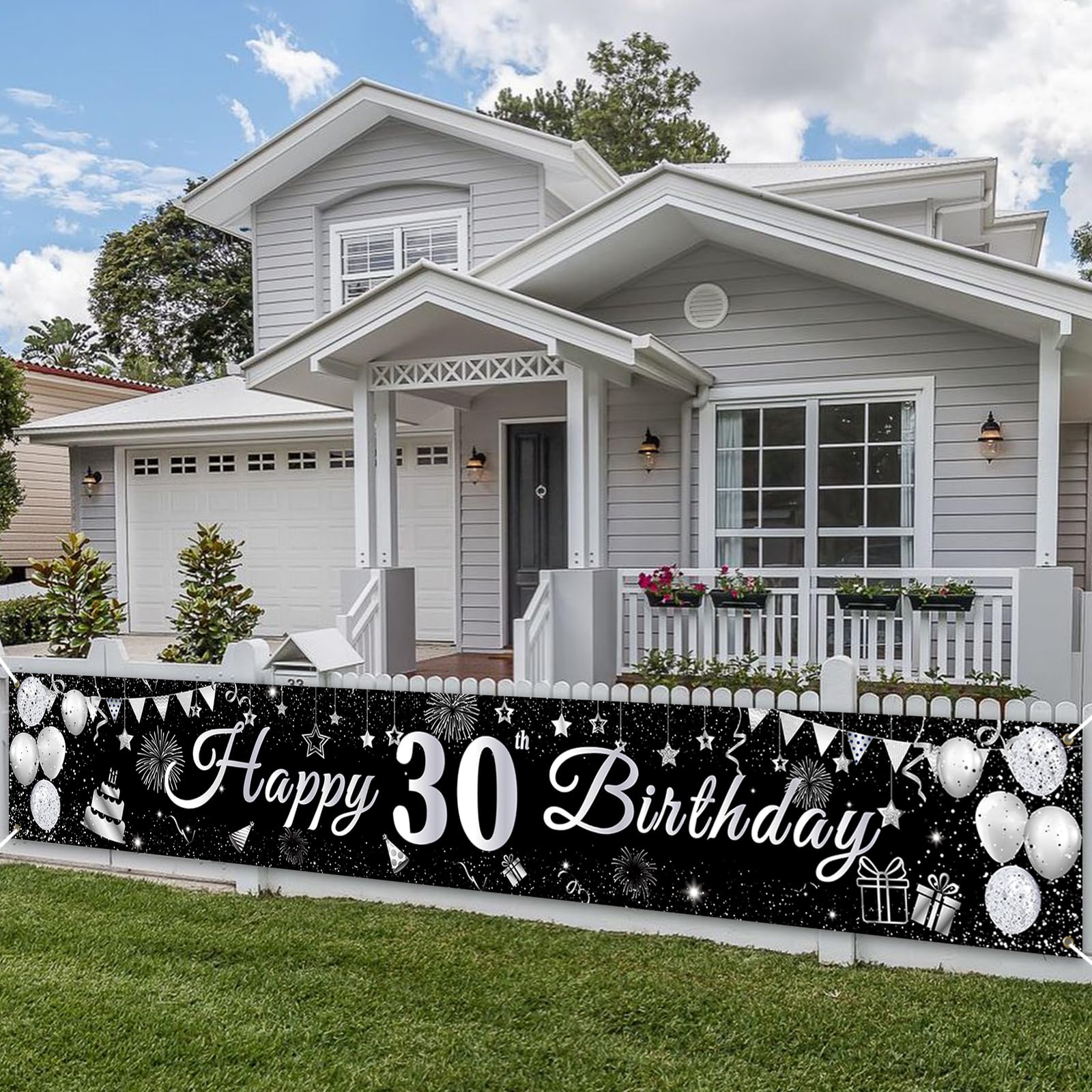 PartyYaa 70. Geburtstagsbanner Deko, 70. Geburtstag Tür Bann
