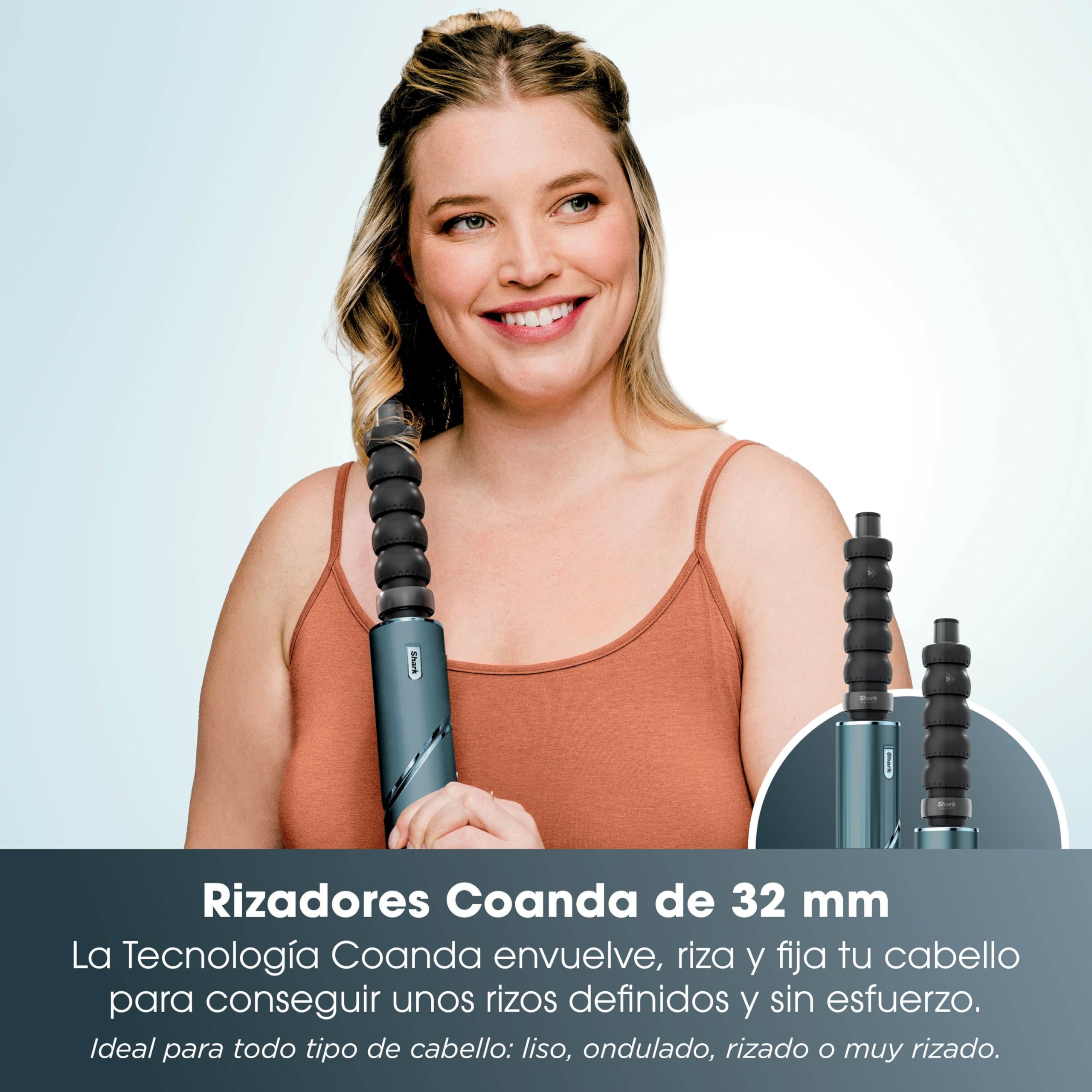 Shark FlexStyle Set de Regalo 5 en 1 Secador y Moldeador con Rizadores HD456TLEU