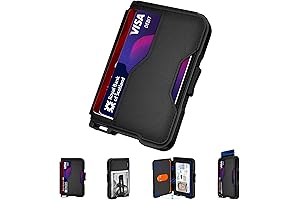 Pop Up Credit Wallet for Men, Pop Up Card Case with RFID...