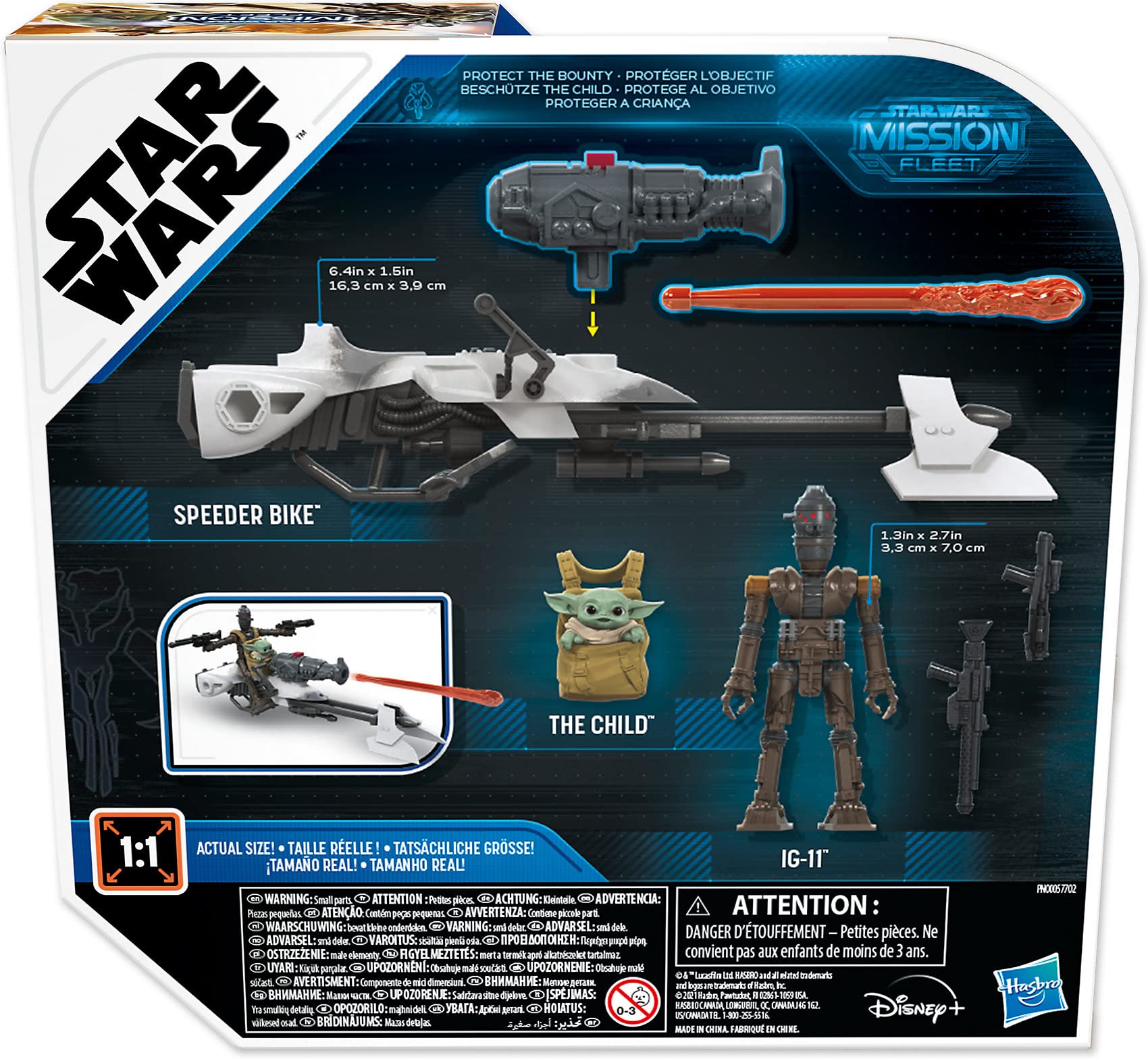 Star Wars The Black Series 6 pouces Speeder Bike avec Scout Trooper & The Child (L'Enfant) (Bébé Yoda) Hasbro F1189