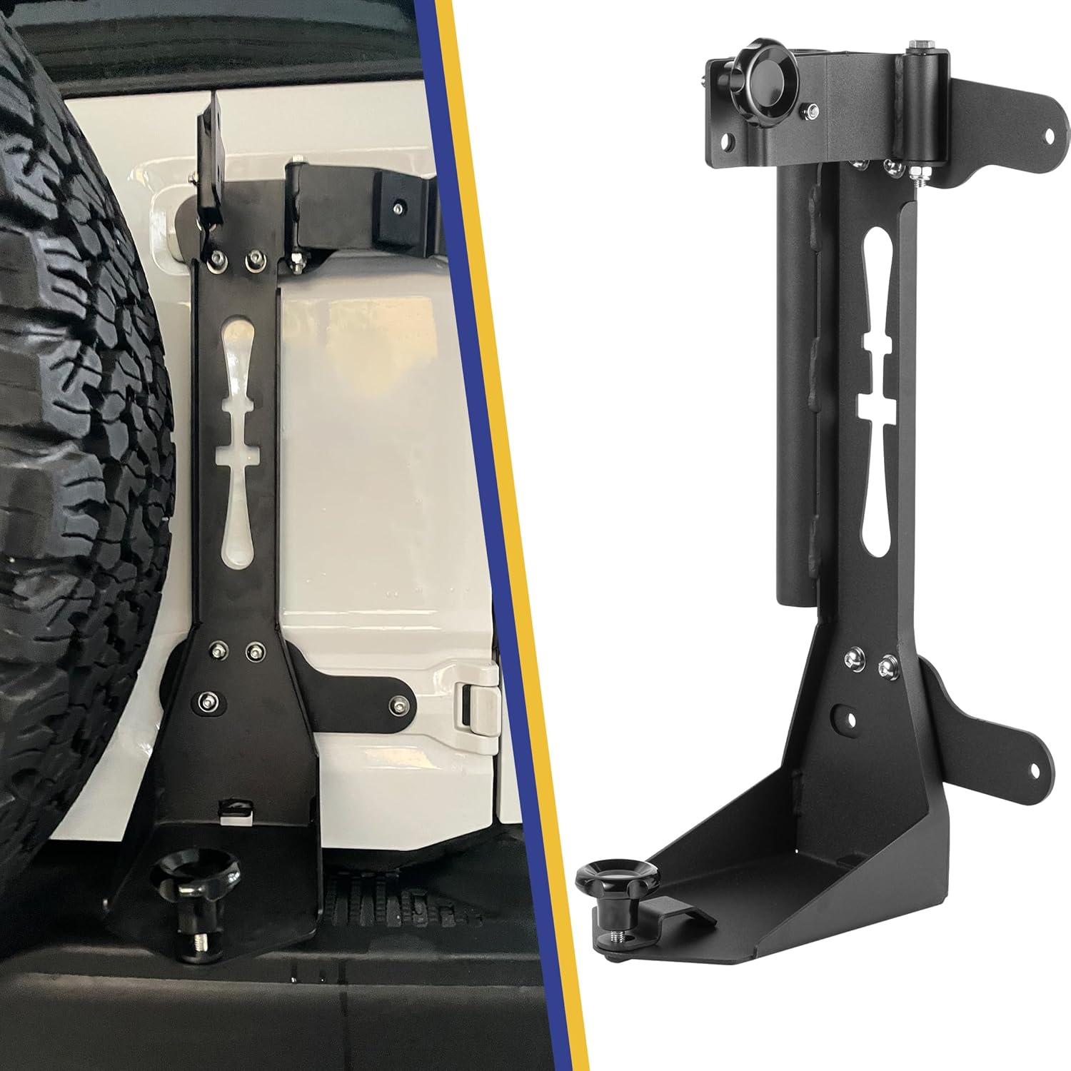 AUXFREE High Lift Jack Mount Bracket, Rear Tailgate Jack