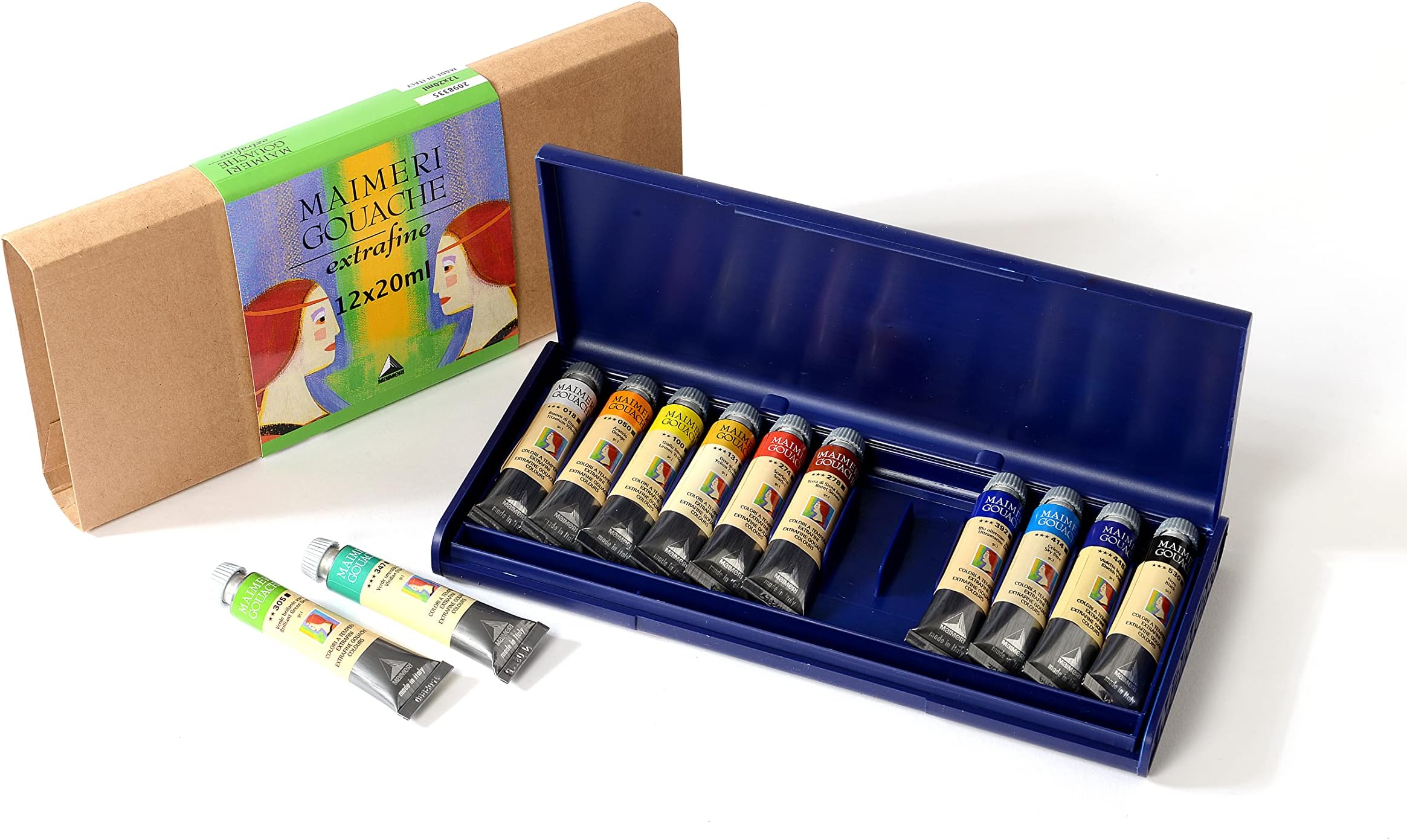 Set 9 Tubetti Colori A Olio Maimeri Classic - Scatola In Cartone Eco | 60ml Ciascuno - Foto 8