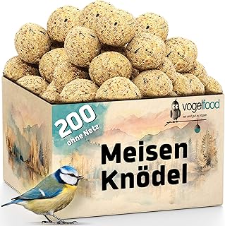 200 Stück ohne Netz Meisenknödel Marke "Vogelfood" Vogelfutter Wildvogelfutter Ganzjahresfutter Fettfutter product image