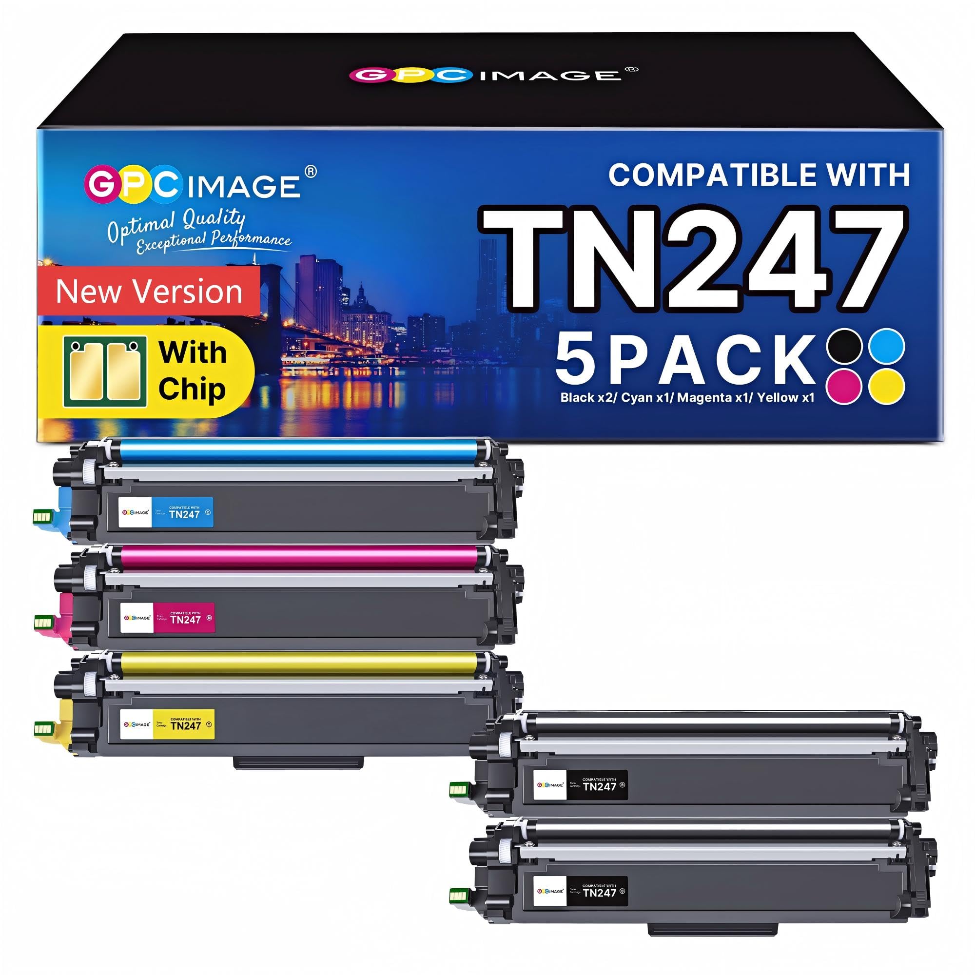 GPC IMAGE 142A mit Chip Tonerkartusche Kompatibel mit HP 142A W1420A 142X W1420X für HP LaserJet MFP M140w Toner LaserJet M110w M110 M140 M139w M139 (1er-Pack Schwarz)