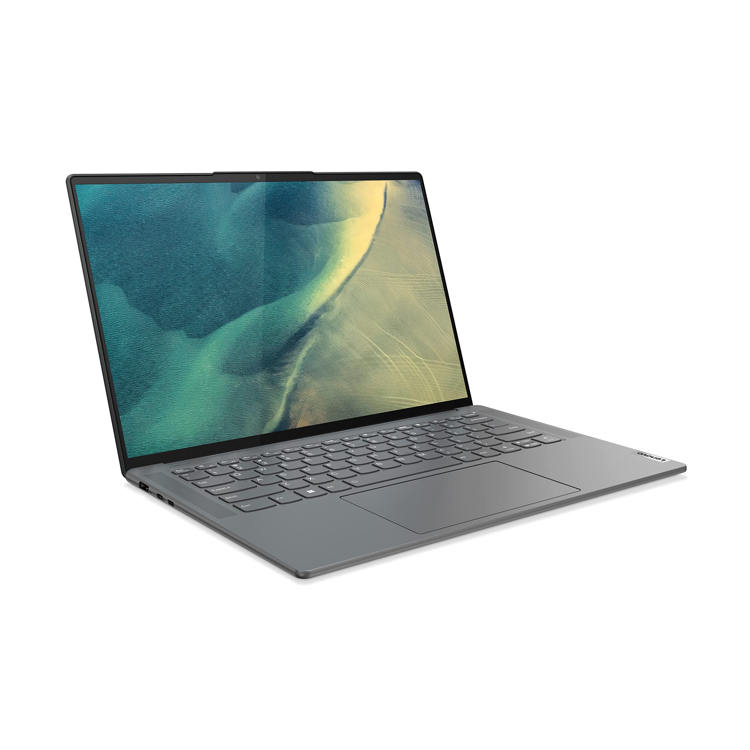 Lenovo Yoga Slim 7 ProX 14ARH7 - Ordinateur Portable 14.5'' 3K (AMD Ryzen 5 6600HS Creator Edition, RAM 16Go, SSD 512Go, AMD Radeon 660M Graphics,Windows 11 Home) Clavier rétroéclairé AZERTY FR - Gris