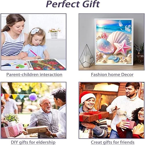 Miniatura 4 de Kits de pintura de diamantes para adultos, arte de diamantes 5D, manualidades de gemas redondas, pinturas de puntos de diamante para regalo y