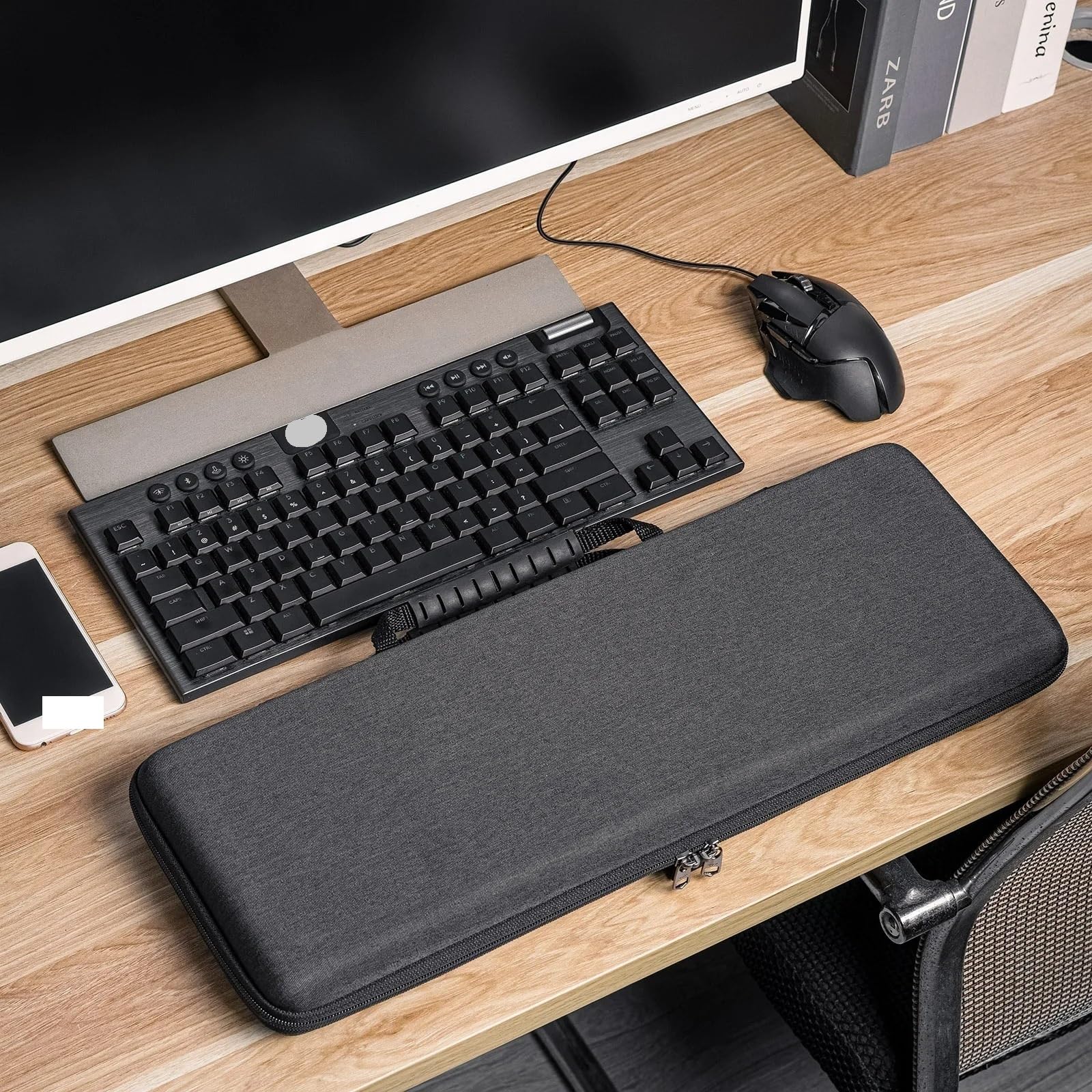 Estuche for Teclado Combinado for, Bolsa de Transporte rígida for teclados 87 Teclas para Teclado