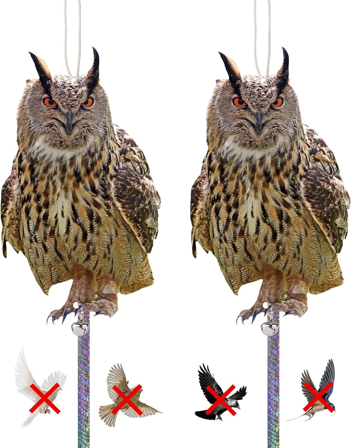 Pigeon Deterrent Bird Scarers Pigeon Scarer, Flat Cardboard Seagull