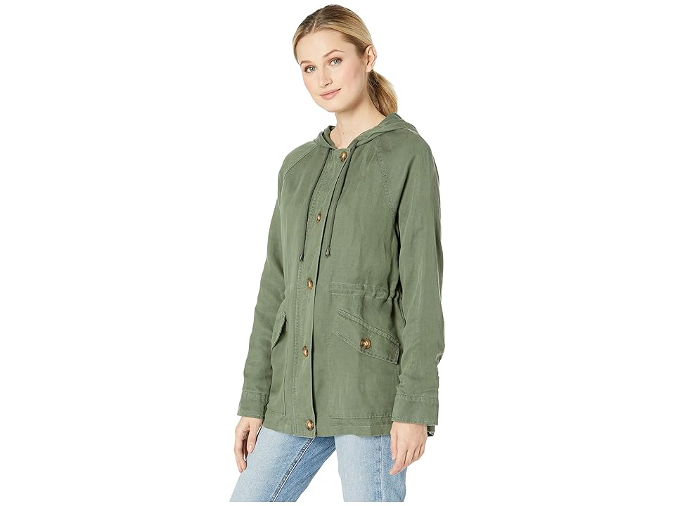 

Sanctuary Commodore Hooded Anorak (Peace Green) Women's Coat