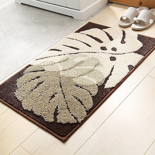 Miniatura 8 de Loismood Plants - Alfombra de baño antideslizante súper absorbente, extra suave y 100% microfibra, lavable a máquina, alfombra para baño, cocina y
