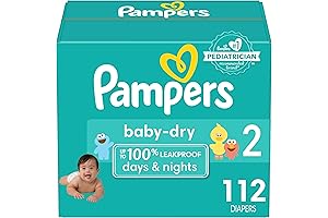 Pampers Swaddlers Overnight Baby Dry Diapers: All-Night Leak Protection for Uninterrupted Sleep