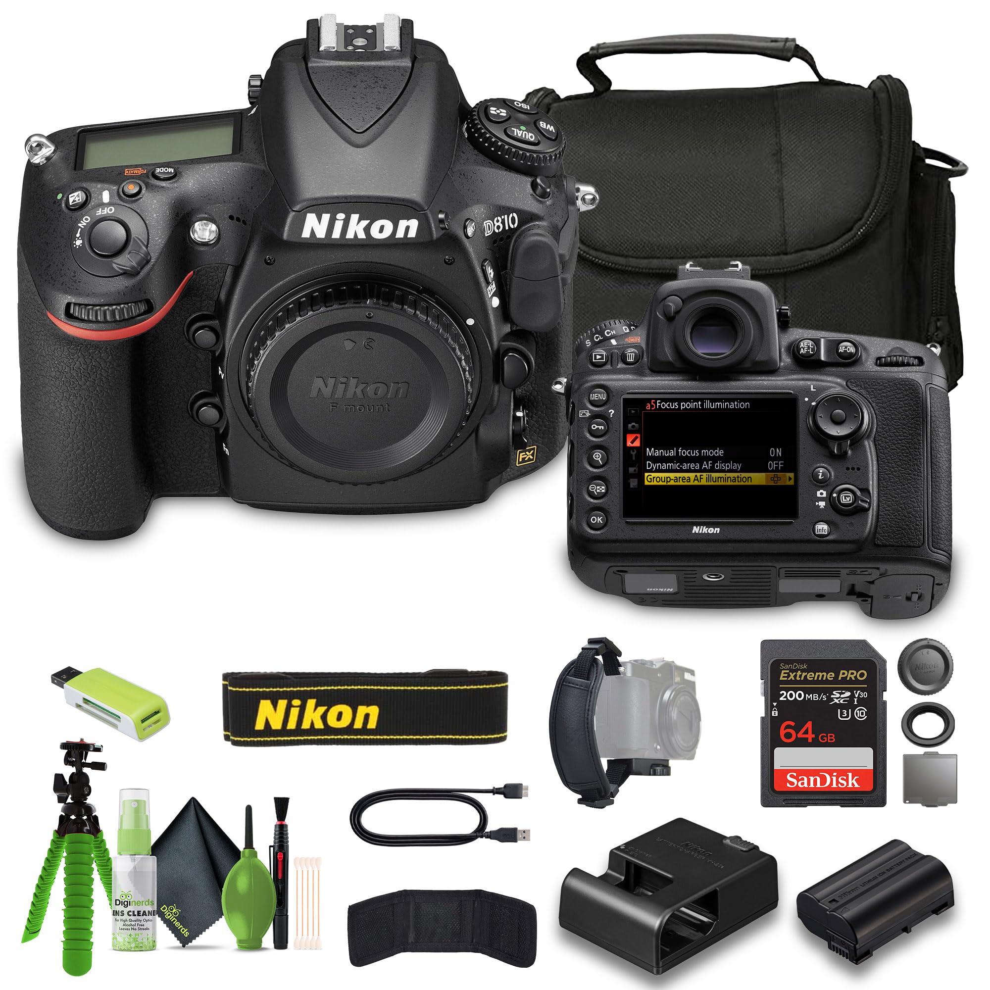Amazon.com : Nikon D850 FX-Format Digital SLR Camera + Soft Case +