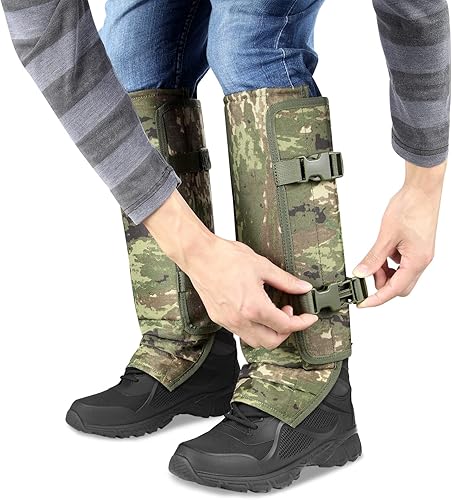 Miniatura 6 de TREKMASTER Polainas de serpiente, gorras de serpiente protectores de serpientes impermeables para protección contra mordeduras de serpiente para