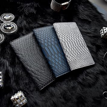 GAZE Xperia Z5 Case Matt Python Diary Black Diary Type GZ7115XZ5