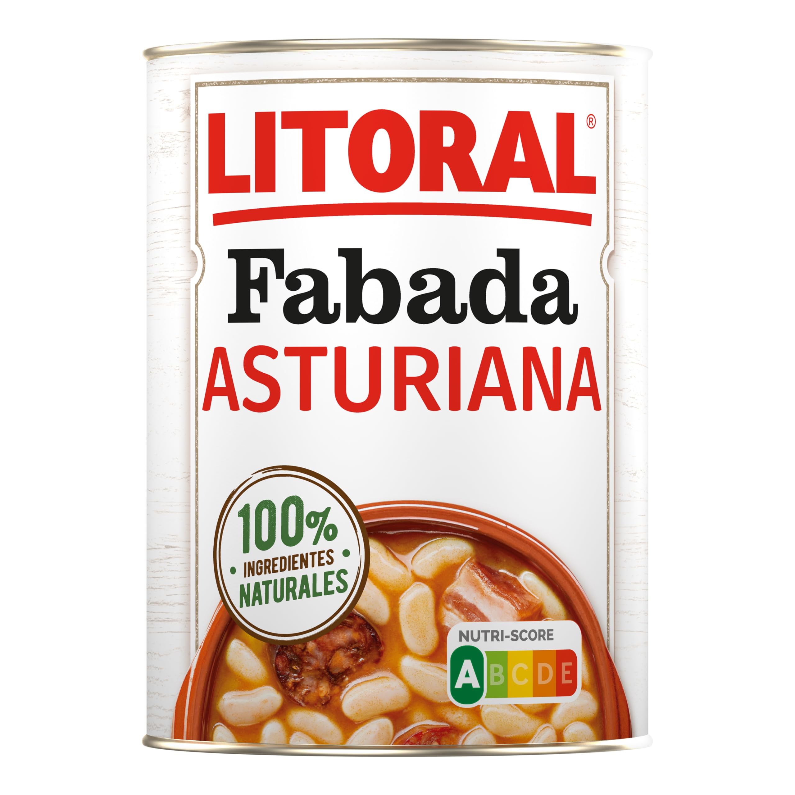 LITORAL Fabada Asturiana 420g - Plato Preparado Sin Gluten