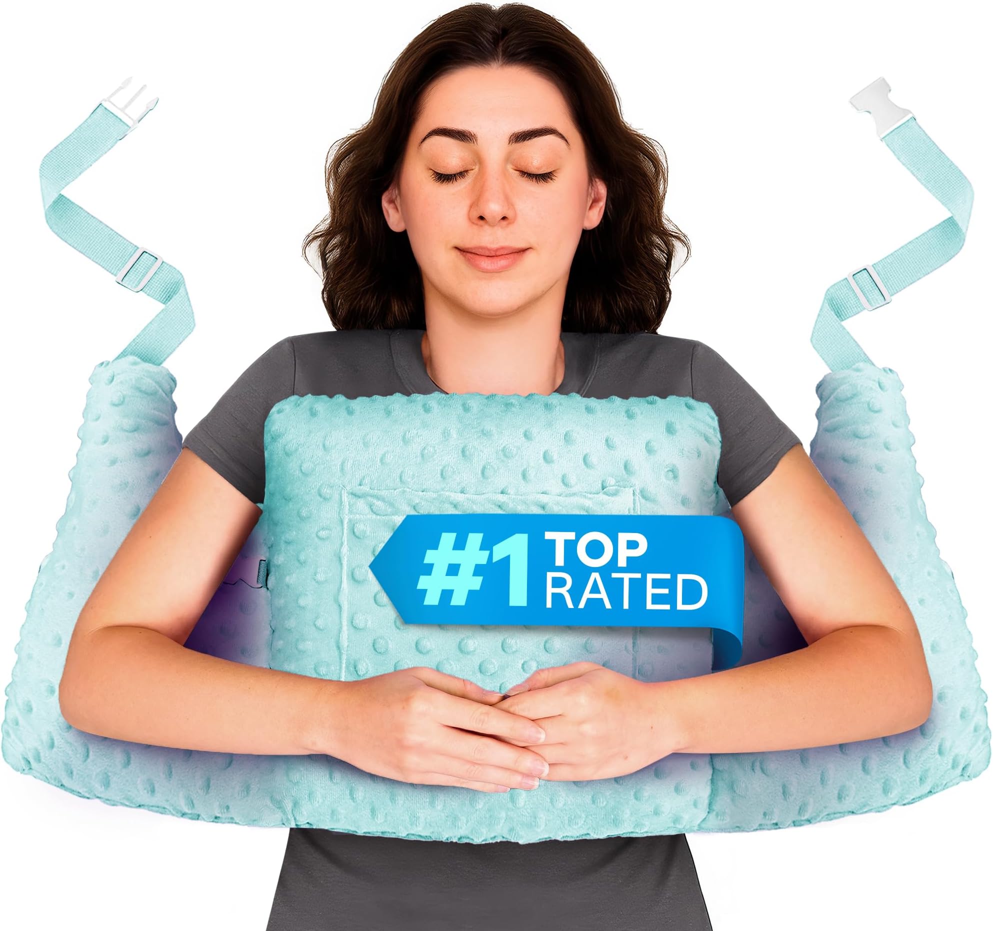 Zomaple Post Mastectomy Pillow Post Surgery – Post-Op Essentials, Breast Augmentation/Reduction & Mastectomy Recovery Supplies – Washable Cover for Comfort & Support