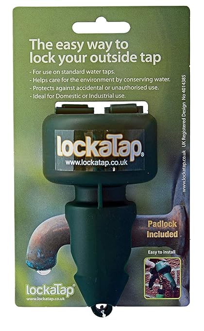 Outdoor Water Faucet Lock - Only fits Standard 1/2
