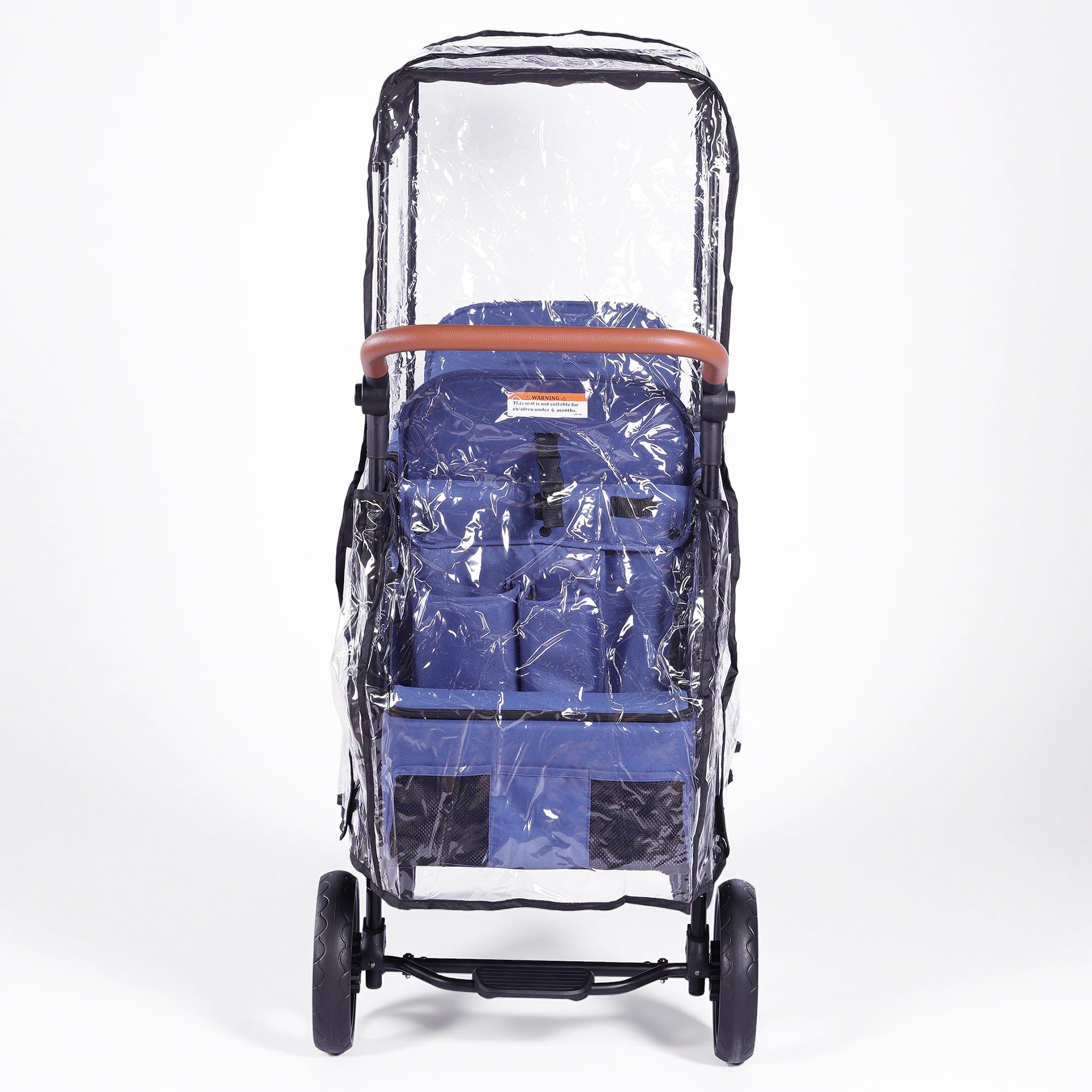 SeedFuture Housse de pluie pour poussette W2 Wagon, housse de pluie compatible avec WONDERFOLD W2, imperméable, coupe-vent, protège de la poussière et de la neige