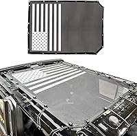 Vista 9 de BESTAOO Parasol para accesorios Ford Bronco 2021 2022 2023 2024 2025 2 puertas, parasol de malla frontal Bimini cubierta superior para Bronco de 2