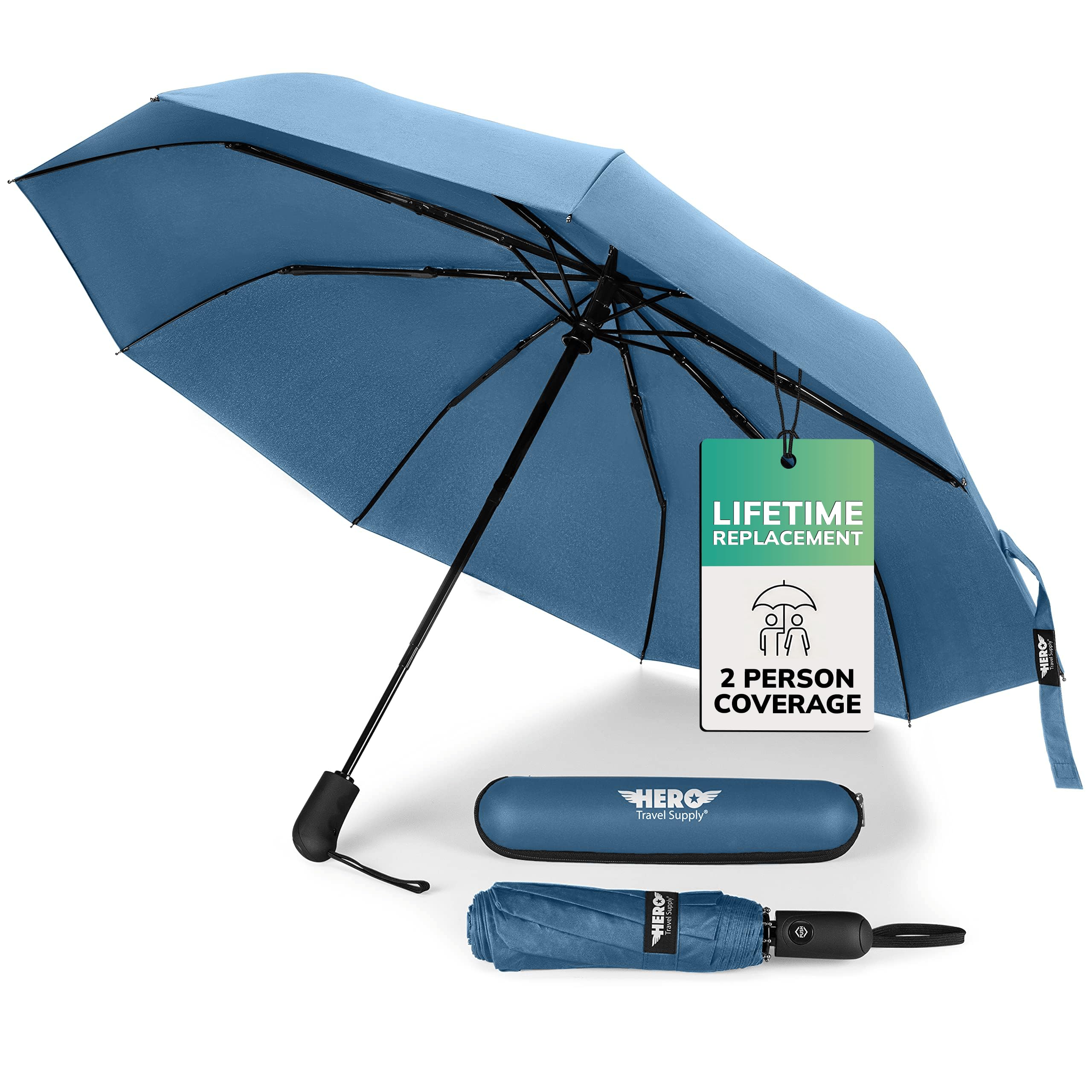 HERO Windproof Travel Umbrella