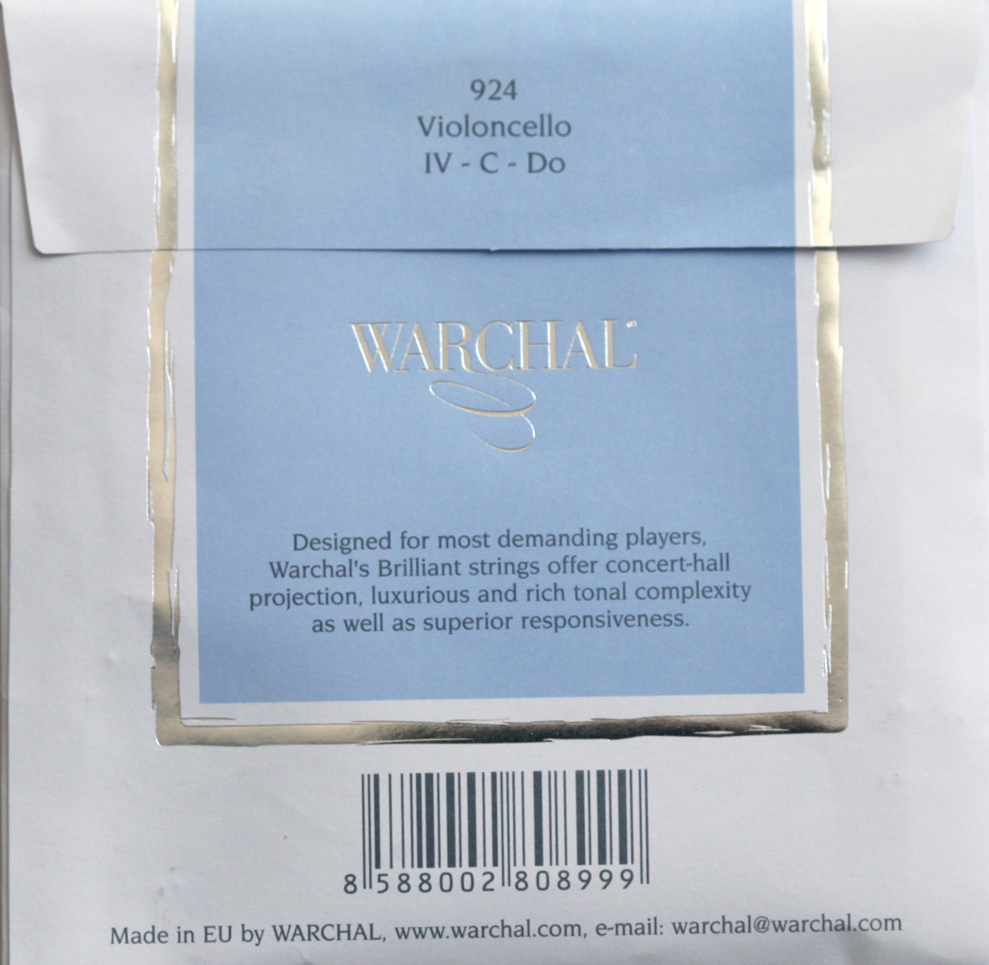 Amazon | Warchal Brilliant ワーシャル ブリリアント チェロ弦 C 924