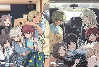 【限定特典あり 初回限定版 Blu-ray 2形態セット】 劇場版総集編 ガールズバンドクライ 【前編】 青春狂走曲 ＋ 【後編】 なぁ、未来。 (Blu-ray) チケット最速先行抽選申し込み券封入 ＋特典：B2ポスター(映画キービジュアルイラストver.)付き