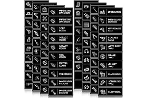 80 Pcs Tool Box Magnetic Labels – Empowering Organization and Efficiency