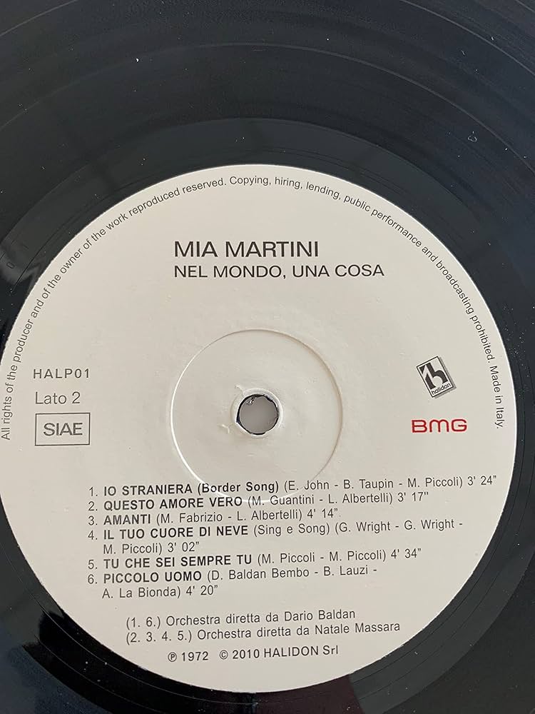 Nel Mondo Una Cosa: Martini Mia: Amazon.it: CD e Vinili}