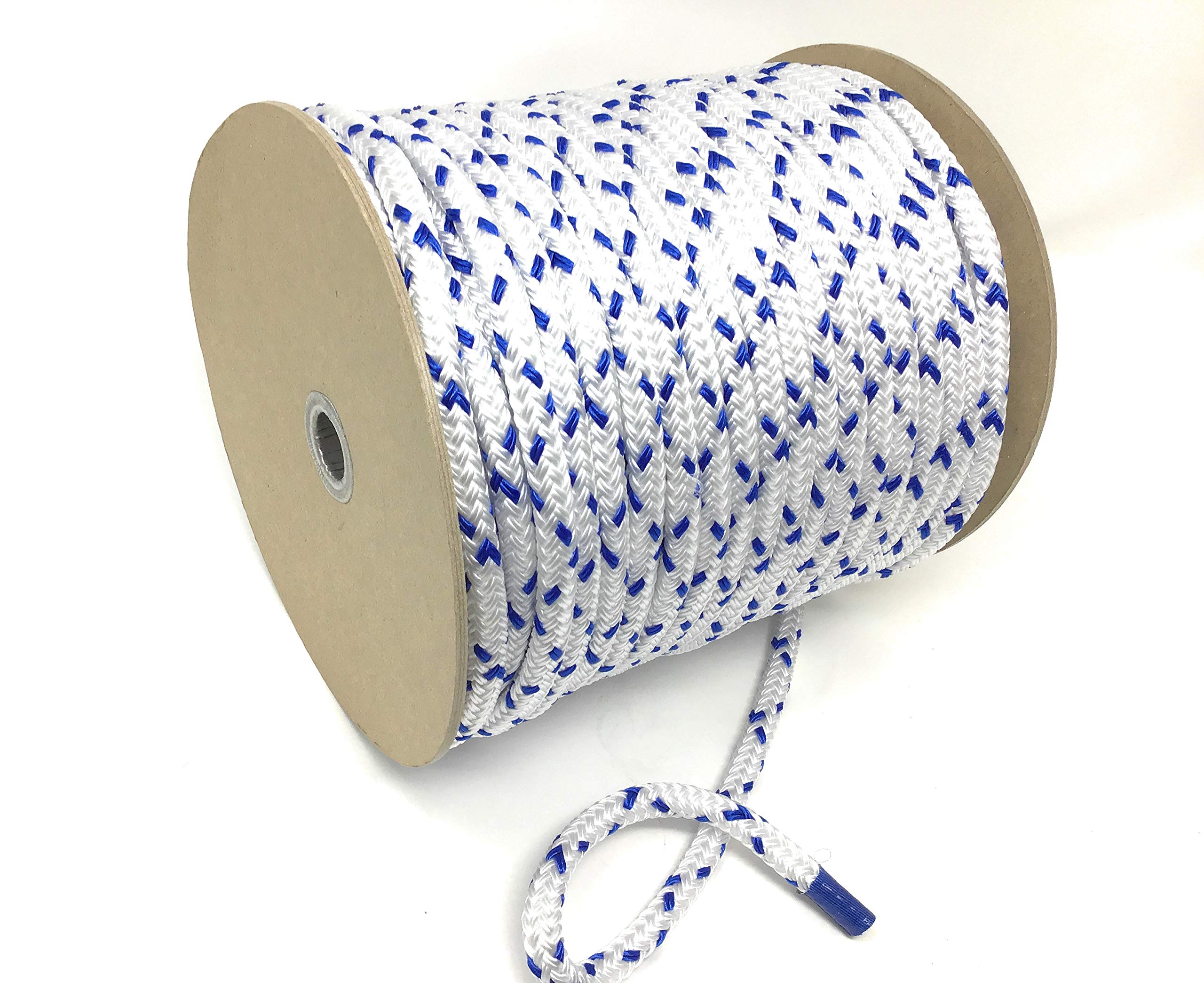 DSロープ10mm50m(加工あり) 繊維ロープ 10mm 50m 片アイ加工 DS