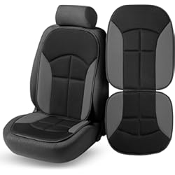Cubre Asientos Para Beetle WALSER Funda de asiento para coche Novara universal y almohadilla protectora en negro gris Protector de asiento para coches y camiones 13447
