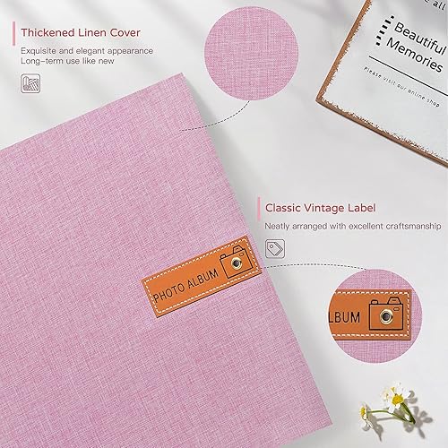 Miniatura 3 de Popotop Álbum de fotos grande autoadhesivo de 4 x 6 pulgadas, 5 x 7 pulgadas, 8 x 10 pulgadas, álbum de recortes, libro de fotos, regalos para mamá,