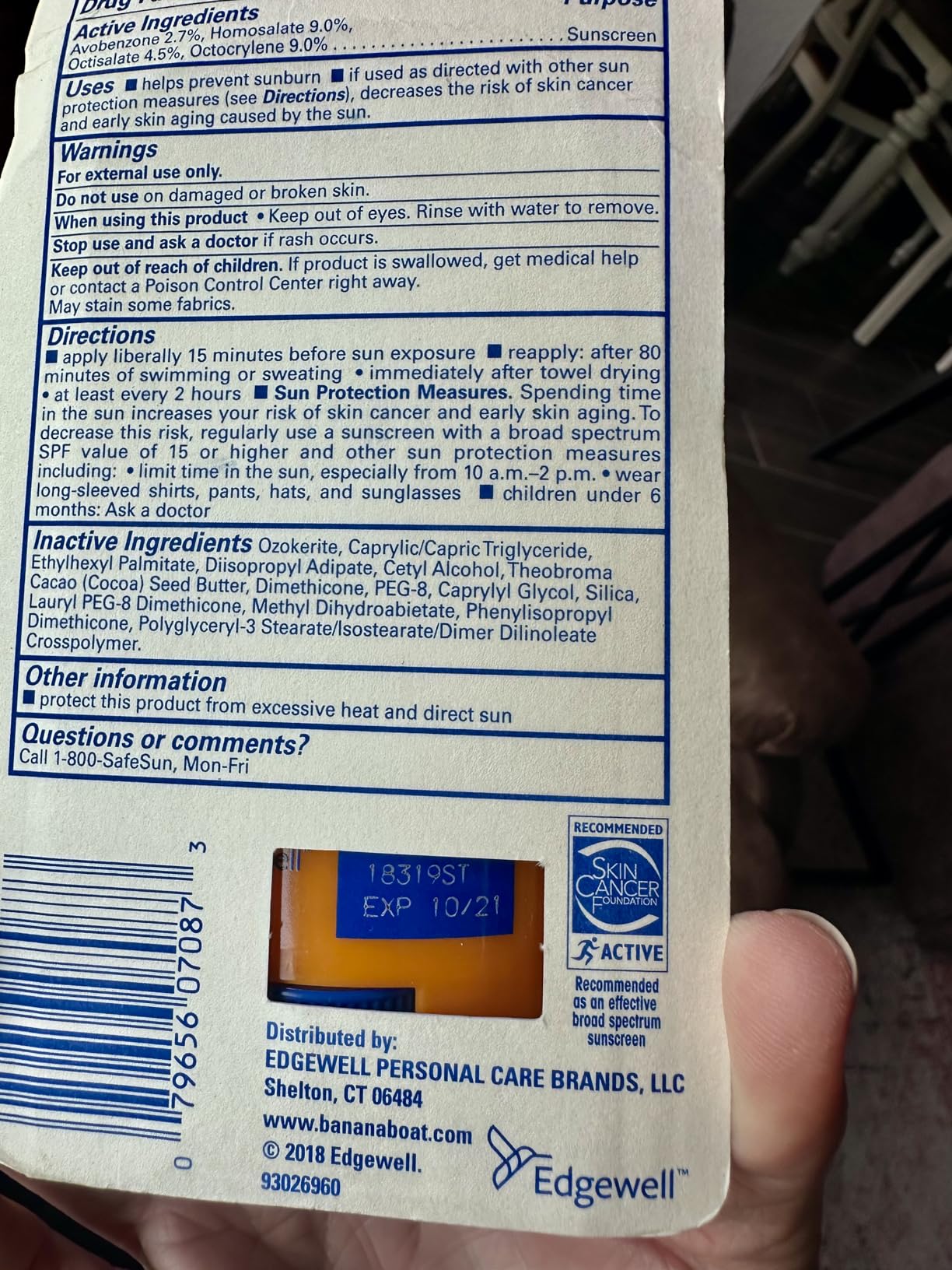 Banana Boat Spf#50+ Ultra Sport Stick 1.5 Ounce (2 Pack)