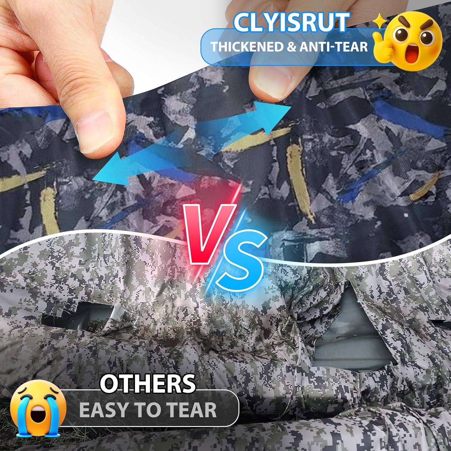 10-16FT Waterproof Kayak Covers for Outdoor Storage, Canoe Cover Accessories, Boat Cover Oxford Shade Marine Cockpit Dust Cover UV Protection Ultra Sunblock Shield for Fishing Boat Kayak Canoe