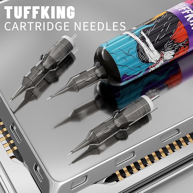 Kit Máquina Tatuar Tuffking Inalámbrica Pen Rotativa 1600mAh miniatura 5