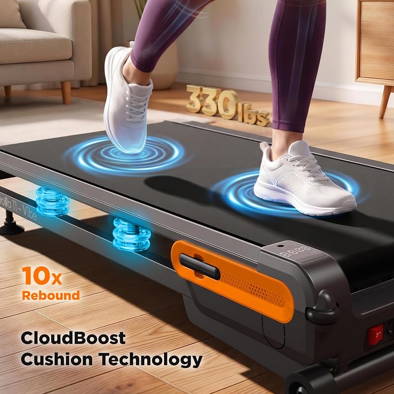Vitalwalk Walking Pad with Incline Portable Treadmills for Home Small Space image 7