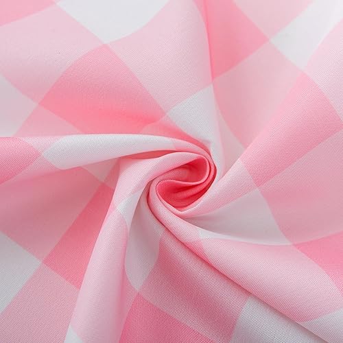 Miniatura 9 de Mantel rectangular de Navidad a cuadros  60 x 84 pulgadas, oblongo naranja y negro a cuadros para Acción de Gracias, otoño e invierno, repelente al