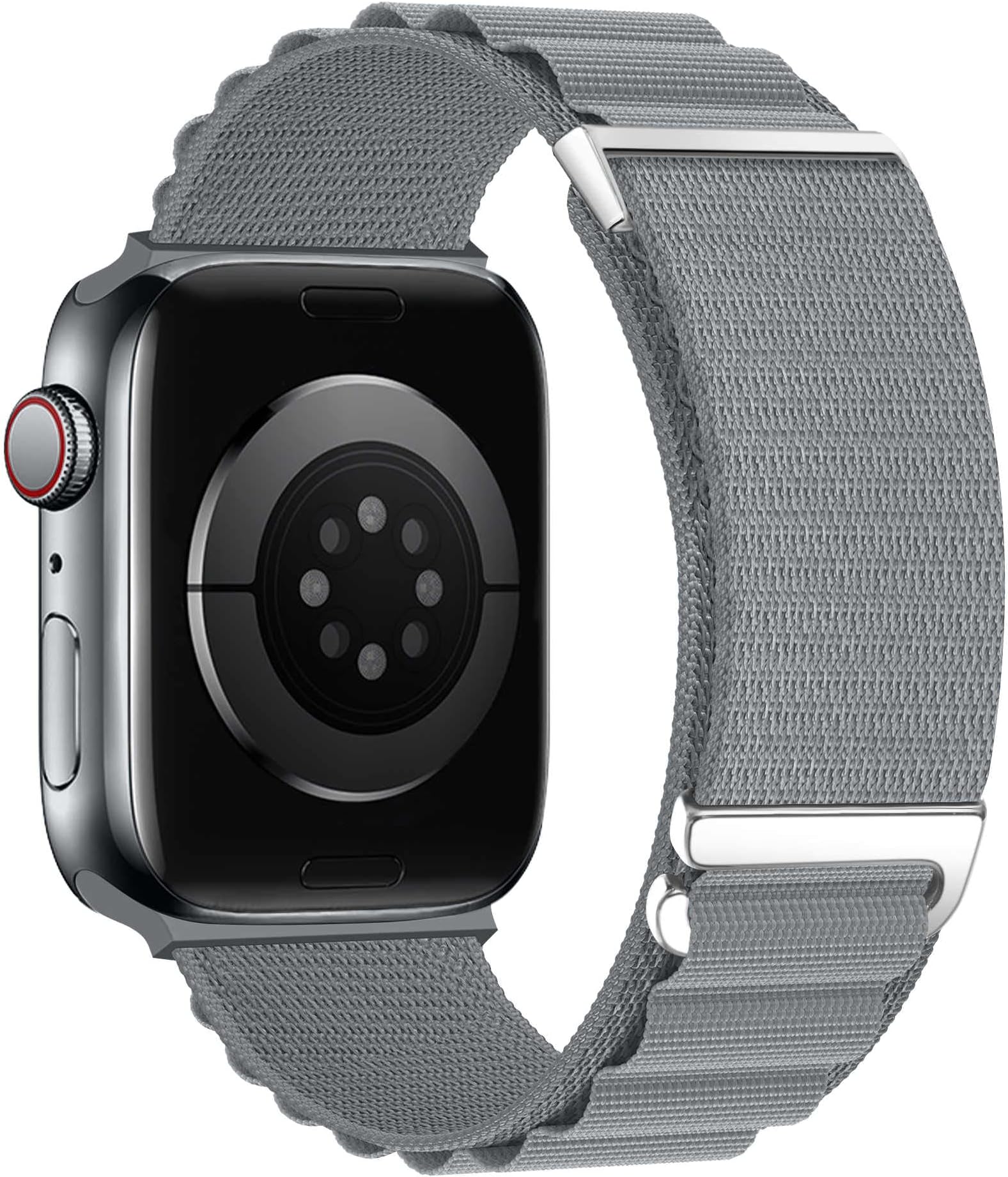 SUIMUMU Alpine Loop Compatible with Apple Watch Ultra 49mm Strap Textile Stretch Nylon Titanium C-Hook Strap for iWatch Series 8/7/6/SE/5/4 45mm 44mm 40mm 41mm Strap Band(Not Include Watch)