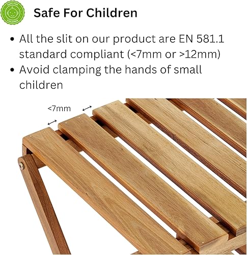 Miniatura 5 de Dolonm Acacia - Soporte de madera para plantas de 3 niveles, estante plegable multiusos para zapatos, soporte de flores de madera plegable, para