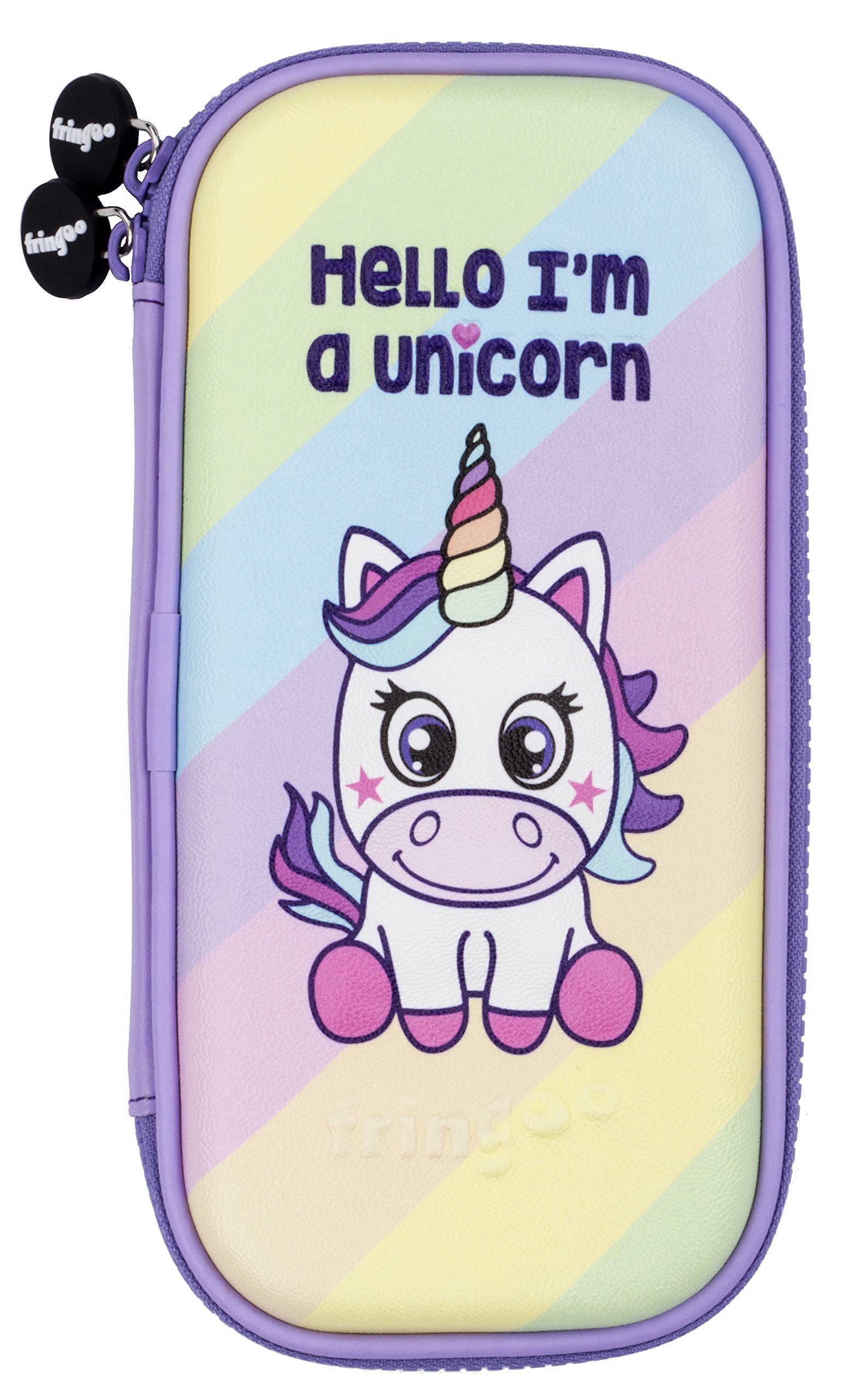 Fringoo Federmäppchen Für Mädchen – Rosa Mit Einhorn & Flamingo, Großes Organizer Für Die Schule