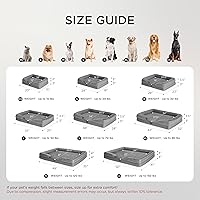 Vista 26 de Bedsure - Cama ortopédica XXL para perros, sofá cama lavable para perros gigantes, espuma de soporte con funda extraíble y lavable, forro Marrón