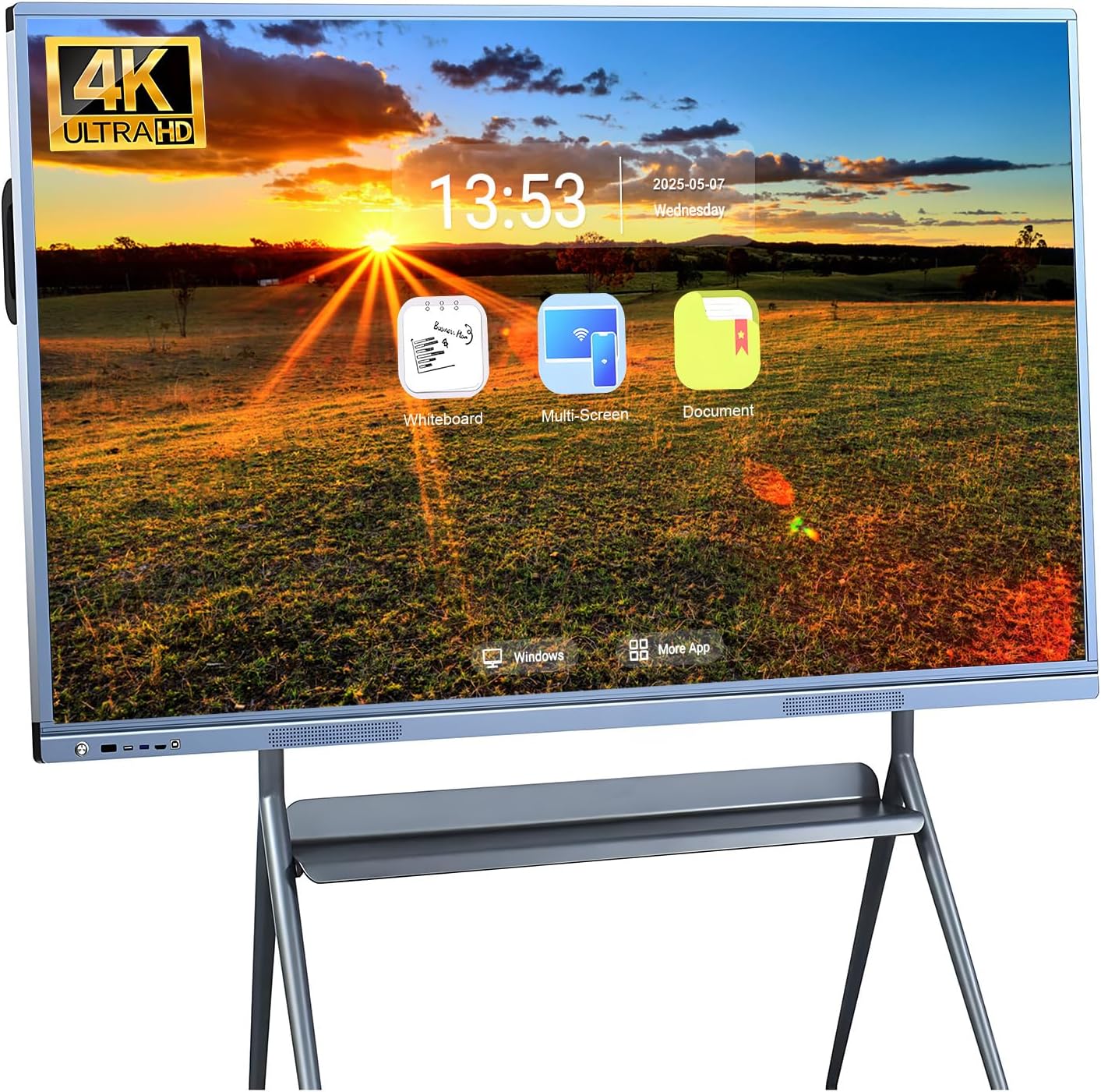 55″ Smart Board – 4K UHD Interactive Whiteboard with Dual OS (Android/Windows), Touch Screen Digital Whiteboard for Classroom, Office & Home – Includes Wall Mount & Stylus(Wall Mount Included) 55″ Smart Board – 4K UHD Interactive Whiteboard with Dual OS (Android/Windows), Touch Screen Digital Whiteboard for Classroom, Office & Home – Includes Wall Mount & Stylus(Wall Mount Included)