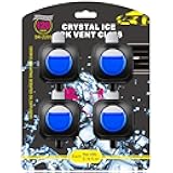 JUSTTOP Crystal Ice Scent Car Air Freshener Clip,Provides Long Lasting Fragrance Holding for Over 120 Days,4 Vent Clips,4ml Each,Car Accessories for Men or Women(Crystal Ice)