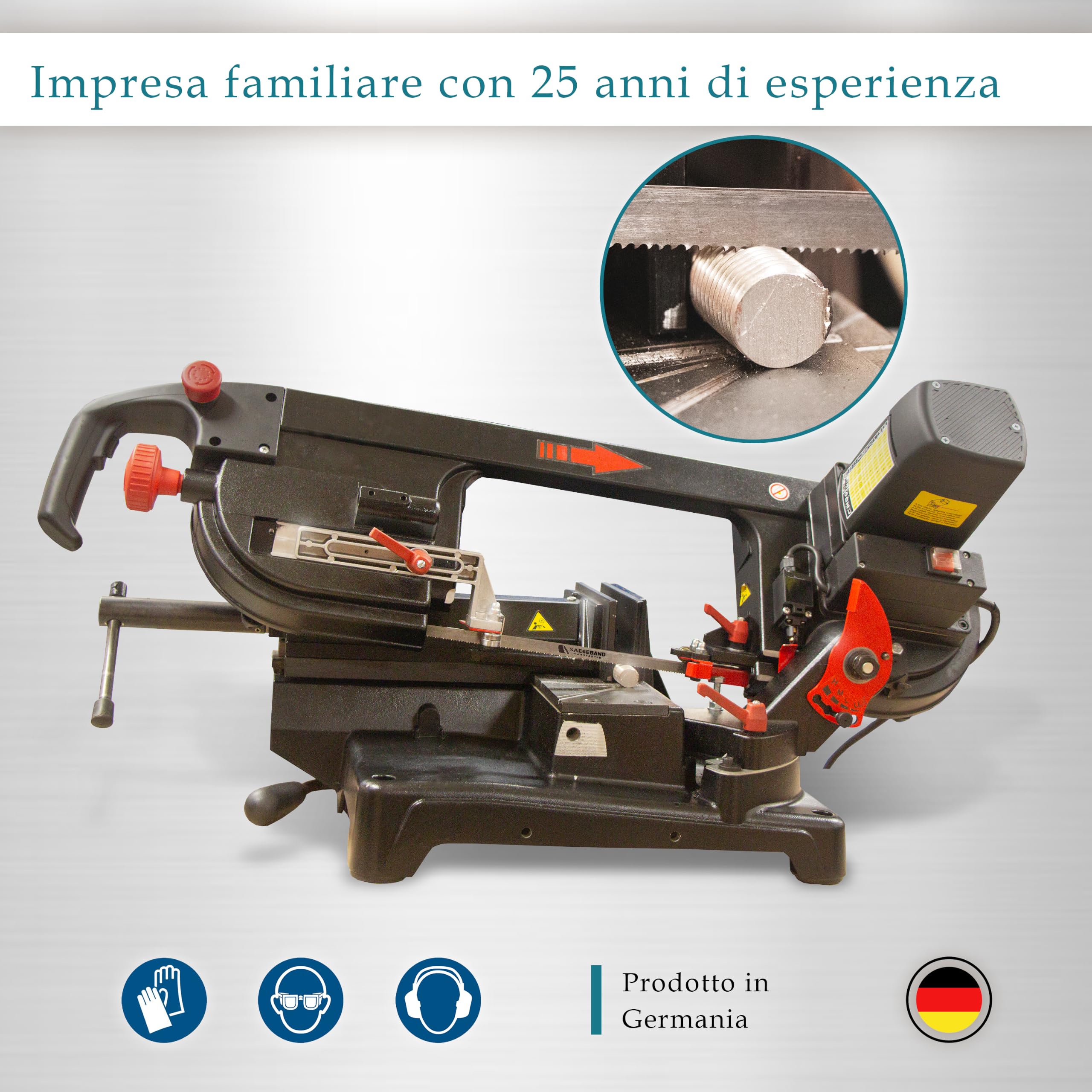 3 X M42 HSS Bimetallica Sega A Nastro 2140 X 20 X 0,9 mm con 5/8 ZPZ, lama per sega