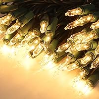 Vista 33 de Christmas String Lights, 150 Count 33 FT Incandescent Mini Green Wire Valentines Fairy Light, 120V UL Certified Connectable Xmas Tree Lights for