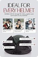 Vista 6 de HORZE Ecuestre Bicicleta Montar Fácil de Llevar Casco De Nylon Impermeable Caso