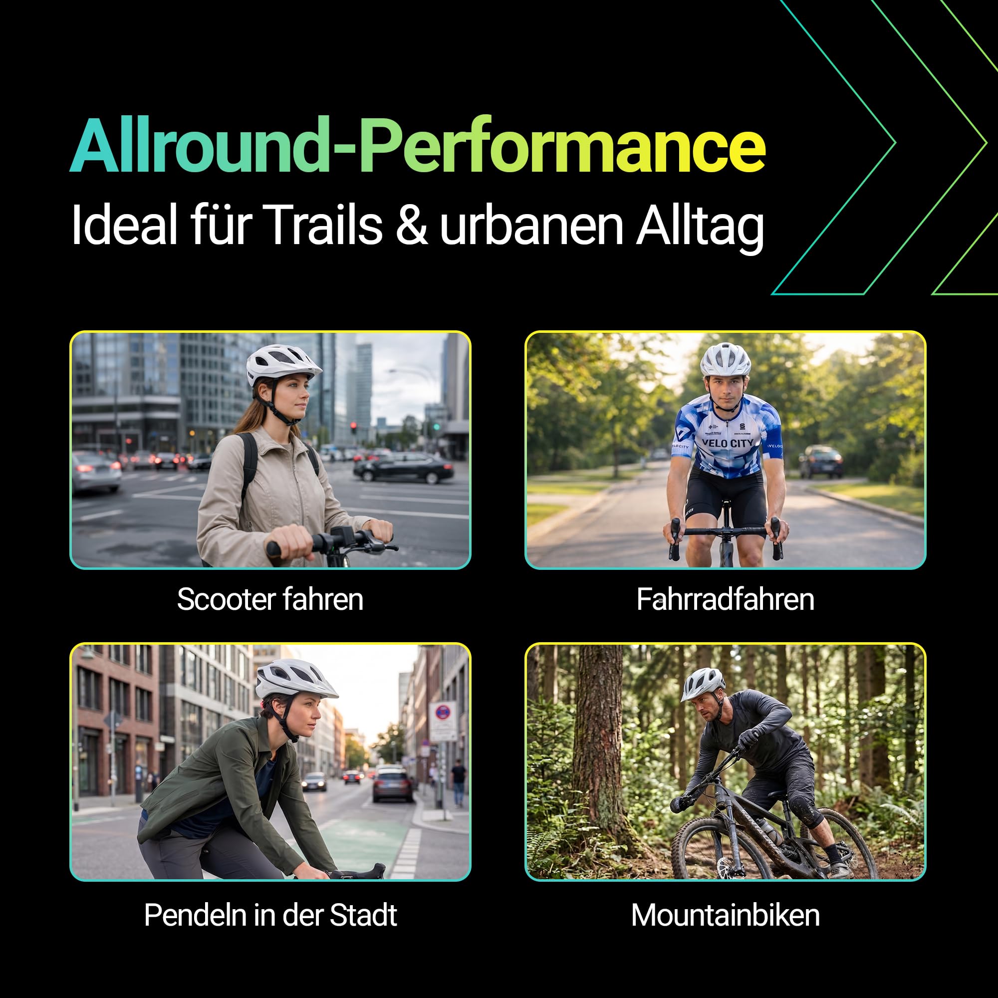 KED Spiri II Trend Allround Fahrradhelm Mit LED Licht Und Reflektor, Optimierter Belüftung, Insektenschutznetz Und K-FIT System