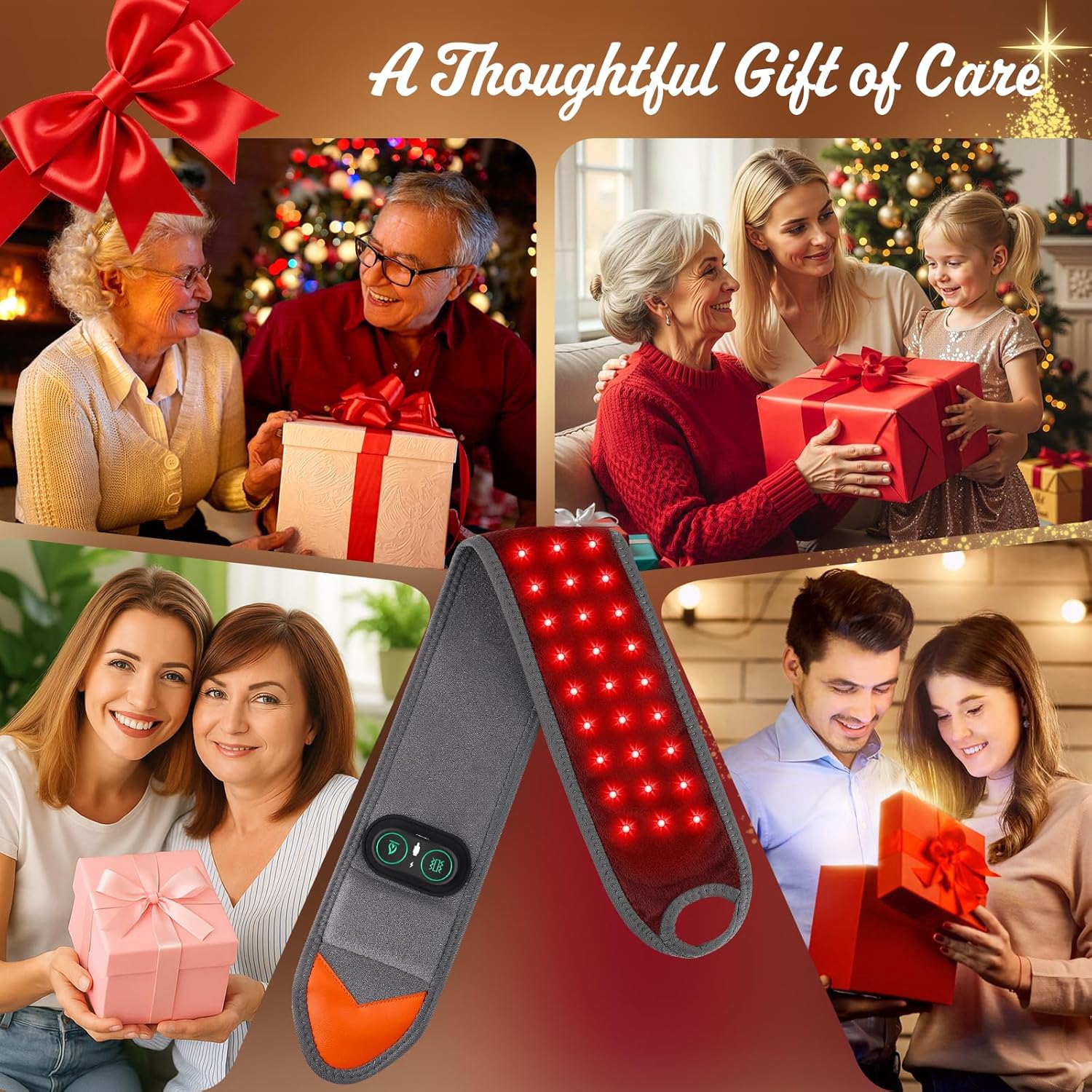 Cordless Wrist Heating Pad with Massage & Red Light, Rechargeable Heated Wrist Brace Wrap for Carpal Tunnel, Arthritis, Wrist Massager for Hand Pain Relief, 3 Heat & Vibration Modes (Grey) - Image 7