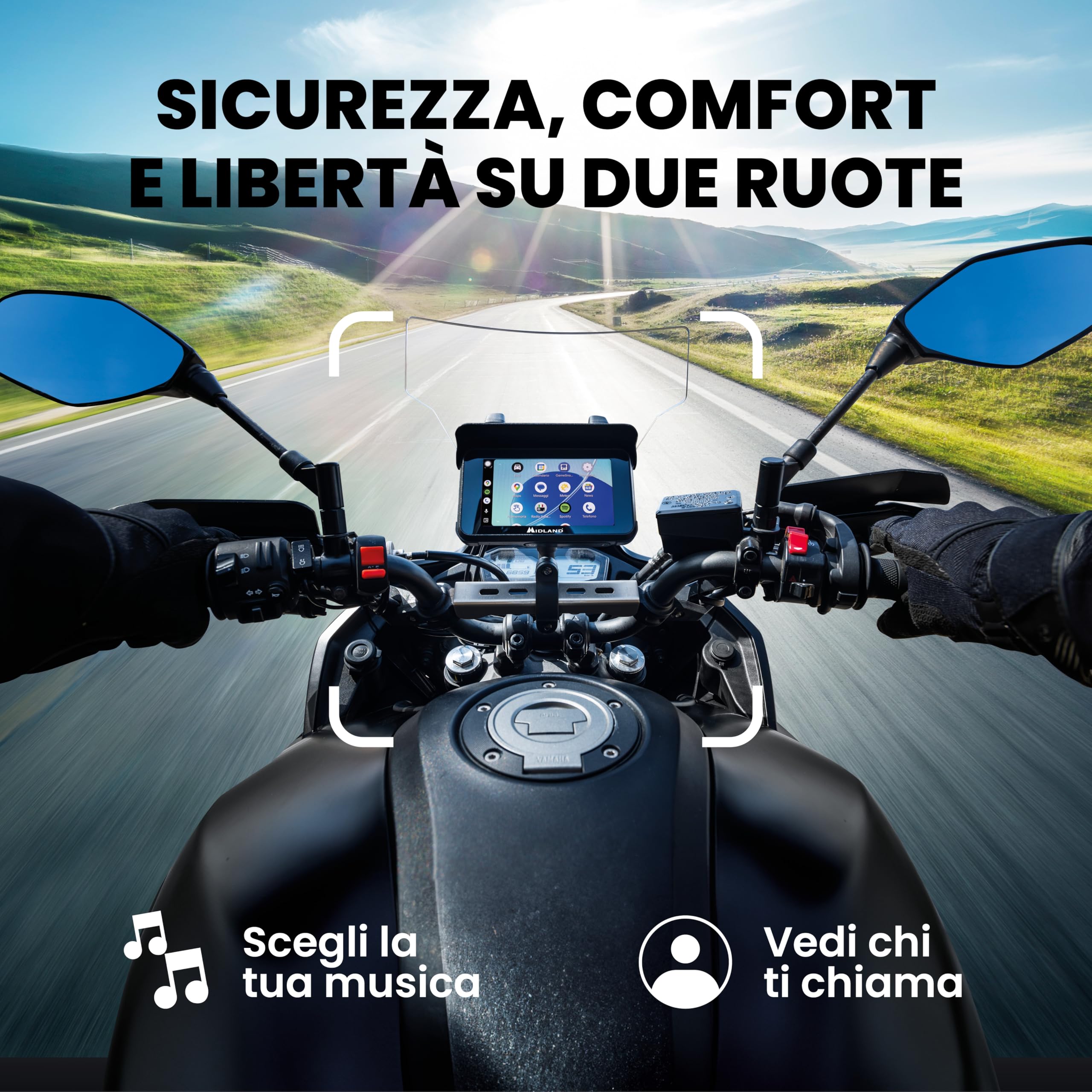 Midland BikePlay Guardian Android Auto per la tua moto